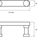 Крючок DECOR BANYO Alina A40 408 01 хром