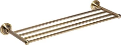 Полка Bemeta Retro 144102187 для полотенец, бронза