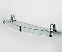 Полка Wasserkraft Leine K-5024 с ограничителем, хром