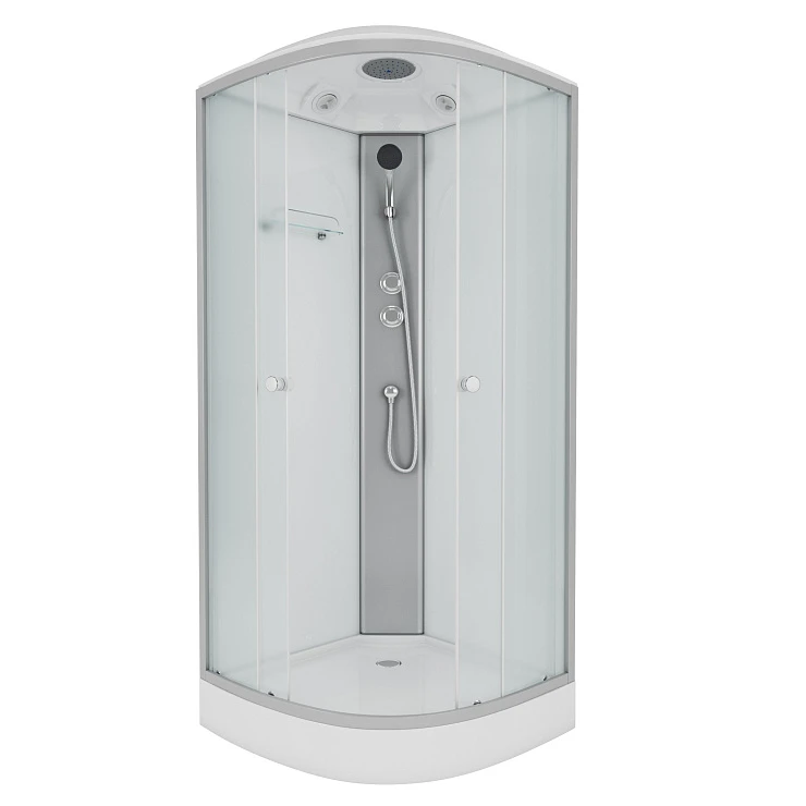 Душевая кабина Niagara Eco 80x80см NG-4303 профиль серебро