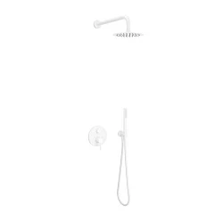 Душевой комплект Excellent Pi White AREX.SET.1245WH с внутренней частью, белый