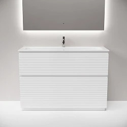 Тумба с раковиной Sancos Folk Floor 120 напольная, Bianco