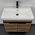 Тумба с раковиной Comforty Соло 70 00-00010978CF дуб тёмно-коричневый