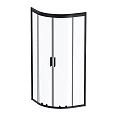 Душевой уголок AM.PM Gem 80x80см W90G-401-080BT профиль черный, стекло прозрачное