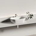 Раковина накладная Ceramica Nova Twist CN12001MW белая матовая