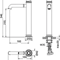 Смеситель для раковины Timo Arisa 5311/02F антик