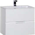 Тумба с раковиной Aquanet Алвита 60 213095 белая