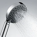 Душевая лейка Wasserkraft A032 пластик, хром
