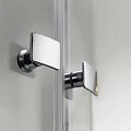 Душевой уголок Cezares Crystal 80x80см CRYSTAL-S-R-2-80-C-Cr профиль хром, стекло прозрачное