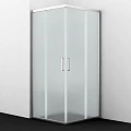 Душевой уголок Wasserkraft Main 90x90см 41S03 профиль хром, стекло матовое