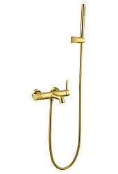 Смеситель для ванны с душем Boheme Uno Gold 463-G золото