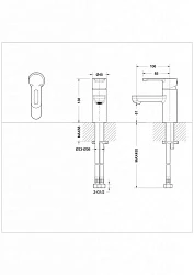 Смеситель для раковины Bravat Phillis F156101C-ENG хром