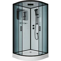 Душевая кабина Niagara Premium 100x100см NG-6902-01 профиль черный
