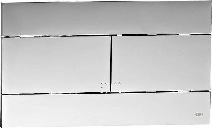 Кнопка смыва OLI Slim 659046 хром матовая