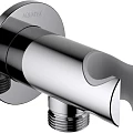 Шланговое подключение для душа Aquatek AQ2460CR с держателем для душа, хром