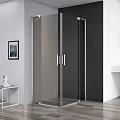 Душевой уголок Cezares Slider 110x110см SLIDER-A-2-100/110-BR-Cr профиль хром, стекло бронза