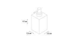 Дозатор Fixsen Gusto FX-300-1 голубой / хром