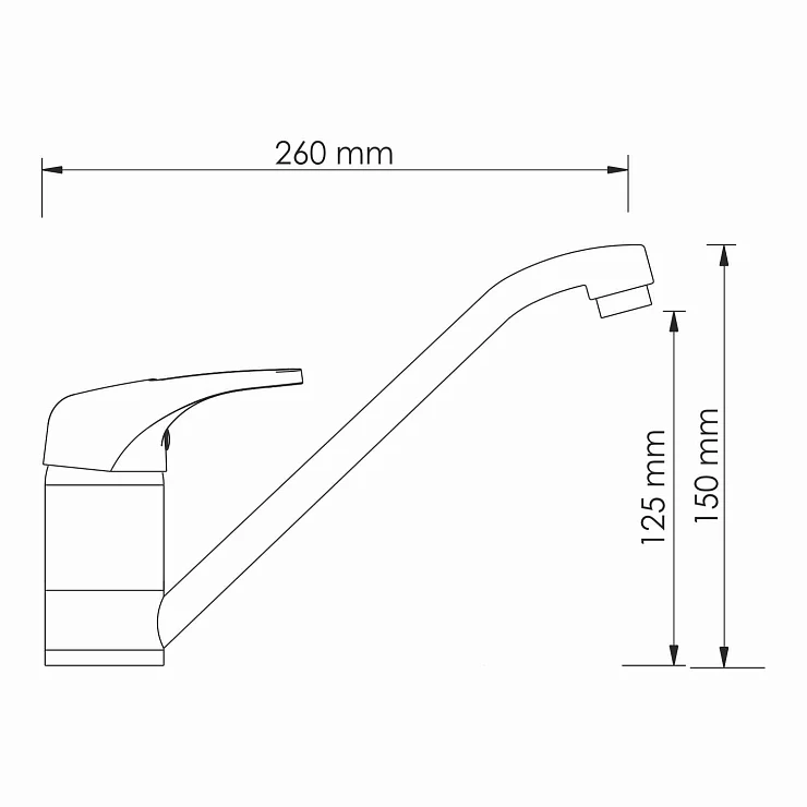 Смеситель для кухни Wasserkraft 6307 хром