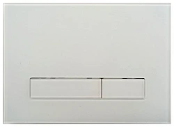 Кнопка смыва KKPol M16 Omnes Vitrum Grande Mat 350/PPB/125-00-00 белая матовая