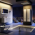 Тумба с раковиной Aqwella 5 stars Malaga 120 белая