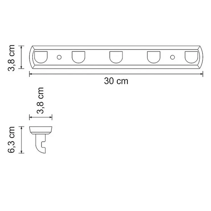 Крючок Wasserkraft Kammel K-8375 хром