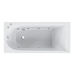 Акриловая ванна AM.PM Spirit 150x70 с гидромассажем W72W-150-070W1D белая глянцевая