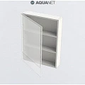 Зеркало-шкаф Aquanet Нота 50 камерино светлый дуб