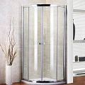 Душевой уголок Cezares Pratico 80x80см PRATICO-R-2-80-C-Cr профиль хром, стекло прозрачное