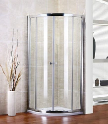 Душевой уголок Cezares Pratico 80x80см PRATICO-R-2-80-C-Cr профиль хром, стекл