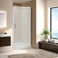 Душевая дверь в нишу Cezares Eco 90см ECO-O-BA-1-90-P-Cr профиль хром, стекло текстурное