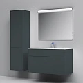 Тумба под раковину AM.PM Inspire 2.0 100 M50AFHX1003GM графит матовый
