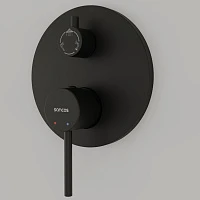 Душевой комплект Sancos Select SC3004MB с внутренней частью, черный матовый