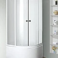 Душевой уголок Golden Frog 80x80см SRGF-027 профиль хром, стекло прозрачное
