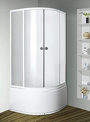 Душевой уголок Golden Frog 80x80см SRGF-027 профиль хром, стекло прозрачное