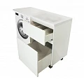 Тумба с раковиной Эстет Dallas Luxe 1400х482 R ФР-00002907 белая глянец