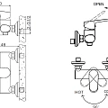 Смеситель для душа Bravat Pure F9105161C-01 хром