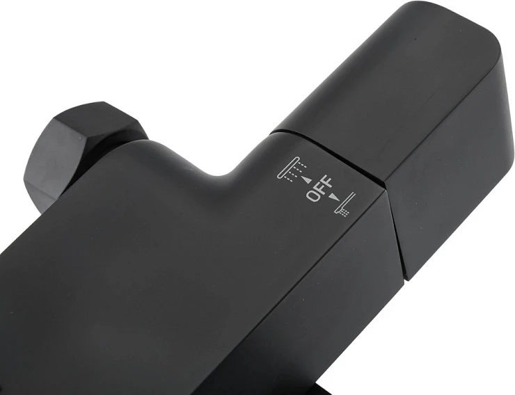 Душевая стойка Gappo G07-6 с термостатом G2407-60 черная