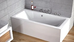Акриловая ванна C-bath Fortuna 180x80 CBQ017002 белая глянцевая