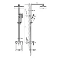Душевая стойка Timo Selene SX-1013/00 хром