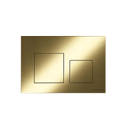 Кнопка смыва Ceramica Nova Balance Square CN12-002BG золото брашированное