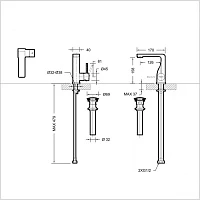 Смеситель Bravat Miranda F7164208CP-2-ENG для кухонной мойки