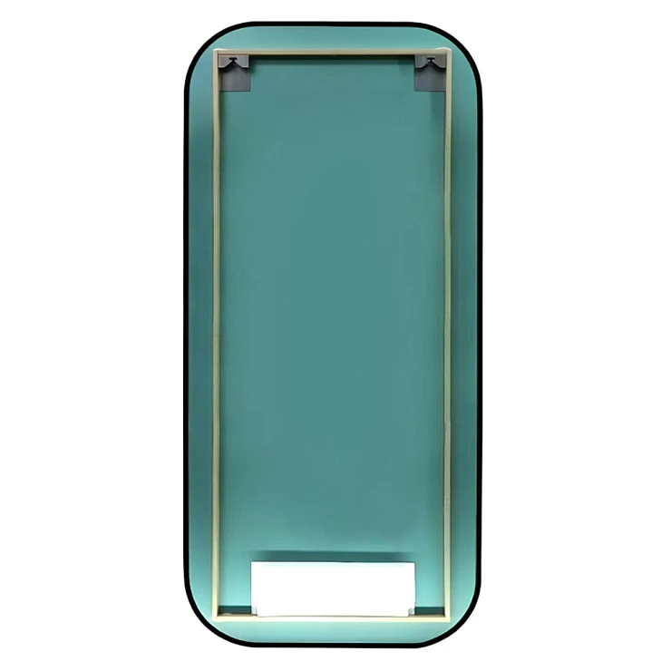 Зеркало Art&max Siena AM-Sie-600-1000-DS-F с подсветкой, черное