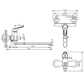 Смеситель для ванны с душем Bravat Drop-D F648162C-LB-RUS хром