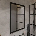 Зеркало STWORKI Брамминг 60х80 ФР-00002475 черное