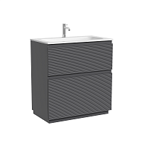 Тумба под раковину Sancos Folk Floor 80 FL80FGS напольная, Grey soft