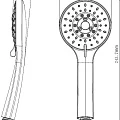 Душевая лейка Aquanet КН50601СР