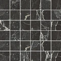 Керамогранит Vitra Marmori мозаика С.Лорен 30x30 см черно-белый