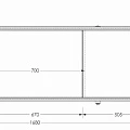 Экран Aquanet Premium 168см 00273288 белый