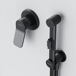 Гигиенический душ AM.PM X-Joy F40H85A22 со смесителем, чёрный матовый