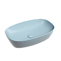 Раковина накладная Ceramica nova Element 600*380*138мм CN6049ML голубая матовая